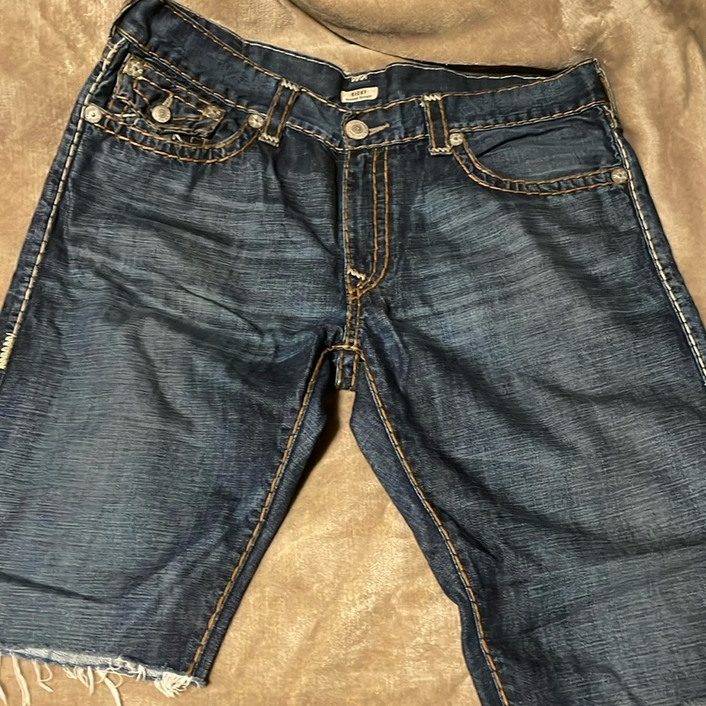 Custom True Religion Jorts!